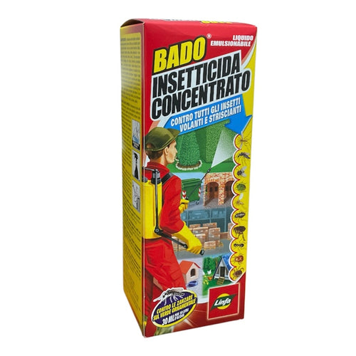 Bado Insetticida Concentrato ml.500 Contro Tutti gli Insetti Volanti e Striscianti Linfa