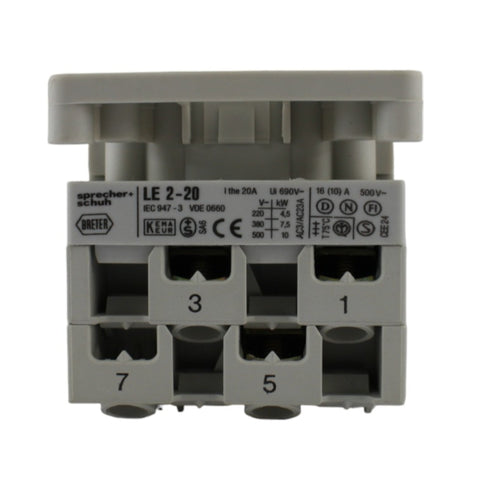 Interruttore Breter LE2-20-1753 Aleyay