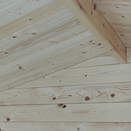Casetta in legno con doppia porta finestrata deposito da giardino "Made in Italy"