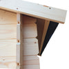 Casetta in legno con doppia porta finestrata deposito da giardino Made in Italy