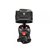 Manfrotto MH490-BH testa per treppiede Nero Alluminio 1/4\ Palla