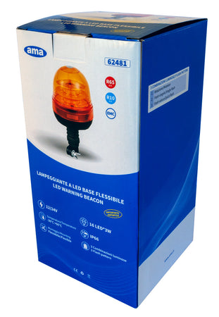 Lampeggiante Gea base baoinetta 16 LED 12-24V