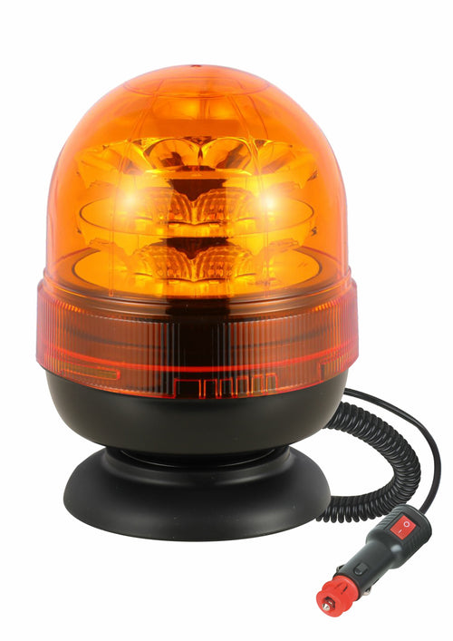 Lampeggiante a LED 12-24V base magnetica con 16 led da 3W