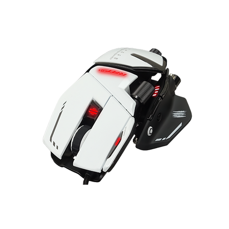 MAD CATZ GAMING MOUSE R.A.T. 8+ WHITE OTTICO ALLUMINIO +16K DPI 11xPUL PRG