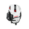 MAD CATZ GAMING MOUSE R.A.T. 8+ WHITE OTTICO ALLUMINIO +16K DPI 11xPUL PRG