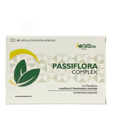 Passiflora complex 45 caps con lavanda, biancospino, tiglio coadiuva il benessere mentale, ansia da stress
