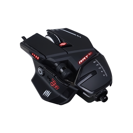Mad Catz R.A.T. 6+ mouse Mano destra USB tipo A Ottico 12000 DPI (The authentic R.A.T 6 gaming mouse Black)