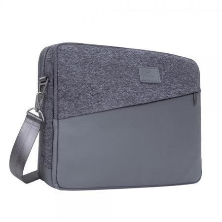 Rivacase 7930 39,6 cm [15.6] Borsa da corriere Grigio (Riva Case 7930 grau MacBook Pro&Ultrab)