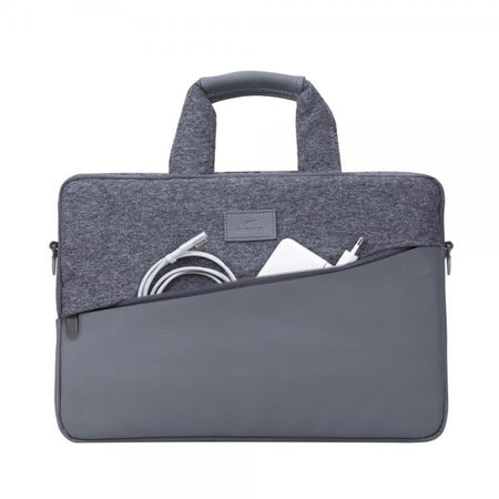 Rivacase 7930 39,6 cm [15.6] Borsa da corriere Grigio (Riva Case 7930 grau MacBook Pro&Ultrab)
