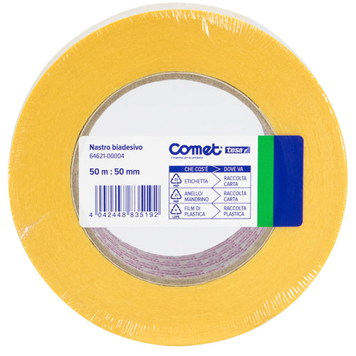 Nastro Biadesivo 50Mtx50Mm Trasp. 64-621 Termo Singolo Comet