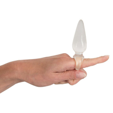 Anal Finger Plug Anale Trasparente 9,5 cm