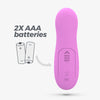 Stimolatore del succhia clitoride intimo per la donna vibratore a onde di pressione air pulse 10 velocità BATTERIE INCLUSE