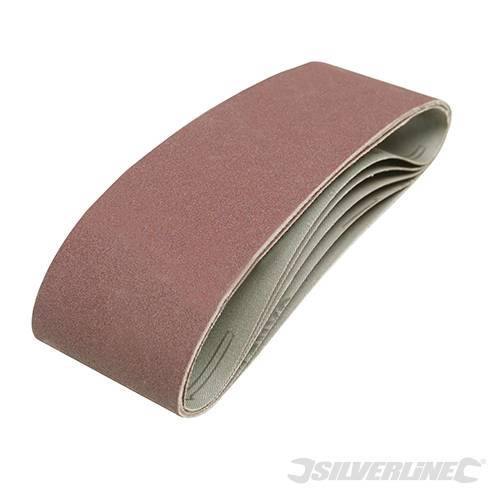Nastri abrasivi 75 x 533mm in ossido di alluminio per levigatrici a nastro prezzo silverline