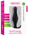 Butt plug dildo anale taglia S Small Nero di Shots Toys