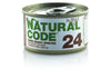 Natural Code Scatoletta 24 Tonno Manzo e Verdure per Gatti Adulti 85gr