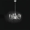 Lampadario In Metallo Provenzale Ducale Bianco 6 Luci E14