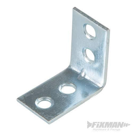 Piastra Gancio angolare per il fissaggio con fori per montaggio Fixman 10 p.zi Fixman