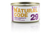 Natural Code Scatoletta 29 Tonno e Prosciutto per Gatti Adulti 85gr