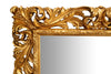 Biscottini SPECCHIERA DA PARETE IN LEGNO FINITURA FOGLIA ORO ANTICATO MADE IN ITALY