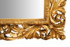 Biscottini SPECCHIERA DA PARETE IN LEGNO FINITURA FOGLIA ORO ANTICATO MADE IN ITALY