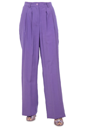 SUOLI Suoli - Pantalone - 411590 - Lilla da donna