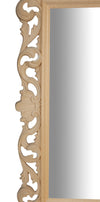 Biscottini SPECCHIERA DA PARETE IN LEGNO FINITURA GREZZA MADE IN ITALY realizzata Offerta
