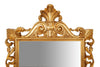 Biscottini SPECCHIERA DA PARETE IN LEGNO FINITURA FOGLIA ORO ANTICATO MADE IN ITALY