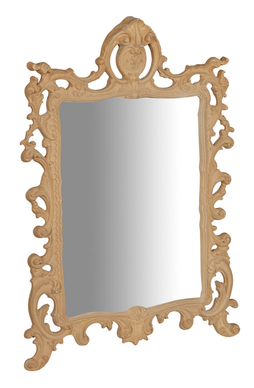 Biscottini Specchiera Parete Biscottini Legno Grezzo 84x8x113 Made Italy Design Rustico