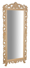 Biscottini SPECCHIERA DA PARETE IN LEGNO FINITURA GREZZA MADE IN ITALY