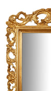 Biscottini SPECCHIERA DA PARETE IN LEGNO FINITURA FOGLIA ORO ANTICATO MADE IN ITALY