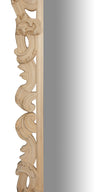 Biscottini SPECCHIERA DA PARETE IN LEGNO FINITURA GREZZA MADE IN ITALY