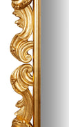 Biscottini SPECCHIERA DA PARETE IN LEGNO FINITURA FOGLIA ORO ANTICATO MADE IN ITALY