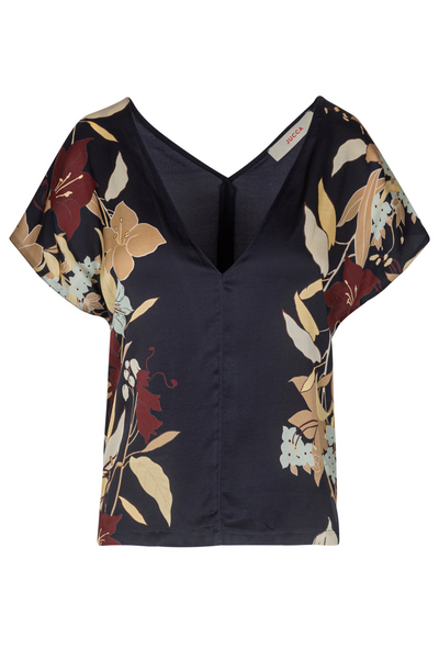 JUCCA Jucca - Blusa - 451164 - Fantasia nero da donna