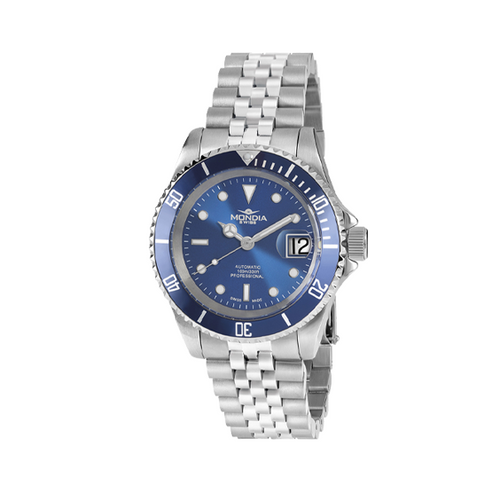 MONDIA Orologio Uomo Mondia MS-216-SSBL-BL-GB 40 mm da uomo