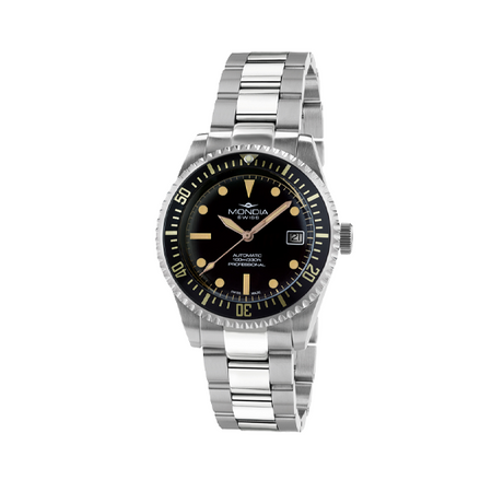 MONDIA Orologio Uomo Mondia MS-221-SSBK-BK-OY 40 mm da uomo