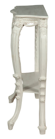 Biscottini Consolle Biscottini in Legno Bianco Anticato 80x27x87 Made Italy Ingresso Casa