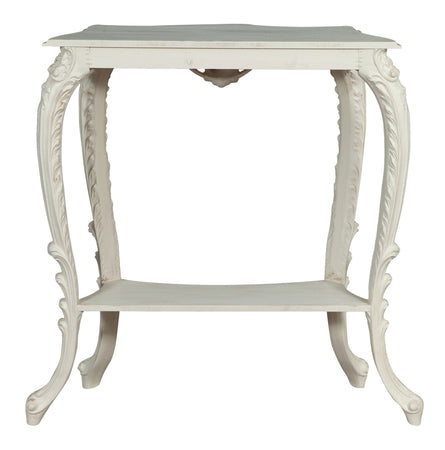 Biscottini Consolle Biscottini in Legno Bianco Anticato 80x27x87 Made Italy Ingresso Casa