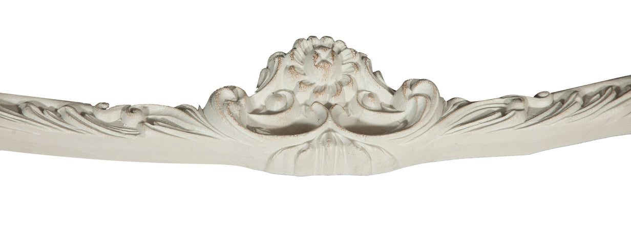 Biscottini Consolle Biscottini Legno Bianco Anticato 115x33x87 Design Fiorentino Made