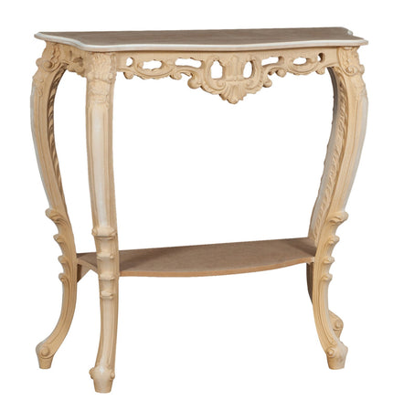 Biscottini Biscottini Consolle Legno Grezzo 87x33x87 Arredo Ingresso Soggiorno Made in