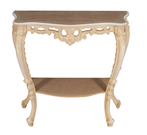 Biscottini Biscottini Consolle Legno Grezzo 87x33x87 Arredo Ingresso Soggiorno Made in