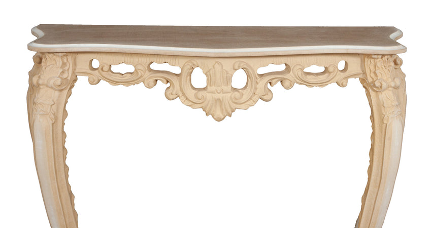 Biscottini Biscottini Consolle Legno Grezzo 87x33x87 Arredo Ingresso Soggiorno Made in