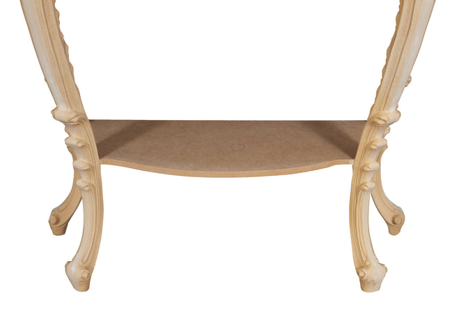 Biscottini Biscottini Consolle Legno Grezzo 87x33x87 Arredo Ingresso Soggiorno Made in