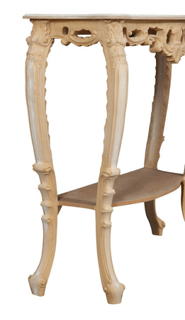 Biscottini Biscottini Consolle Legno Grezzo 87x33x87 Arredo Ingresso Soggiorno Made in