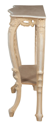 Biscottini Biscottini Consolle Legno Grezzo 87x33x87 Arredo Ingresso Soggiorno Made in