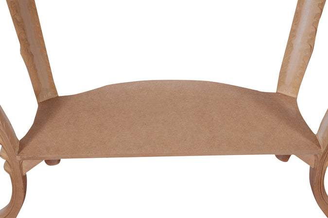 Biscottini Biscottini Consolle Legno Grezzo 87x33x87 Arredo Ingresso Soggiorno Made in