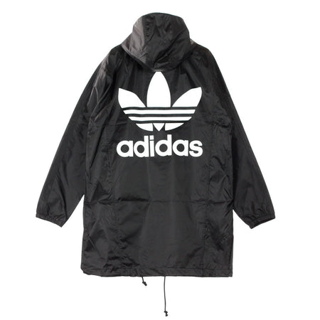 Adidas Giacca Lunga Uomo Trefoil Coat Black da uomo