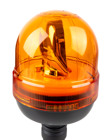 Lampeggiante alogeno per trattori base flessibile magnetica 12V 55W