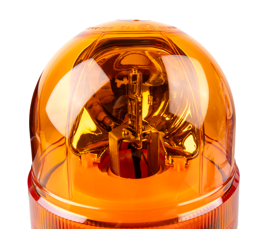 Lampeggiante alogeno per trattori base flessibile magnetica 12V 55W