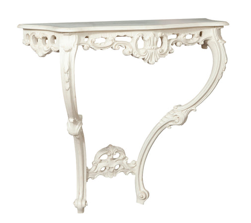 Biscottini CONSOLLE IN LEGNO FINITURA BIANCA ANTICATA MADE IN ITALY dimensioni lunghezza