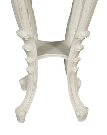 Biscottini PANCHETTO PORTAVASO IN FINITURA BIANCA MADE IN ITALY dimensioni lunghezza